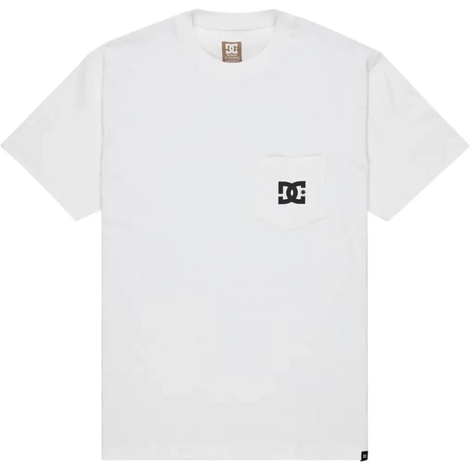 Dc Shoes Star Pocket T-shirt Met Korte Mouwen Wit M Man