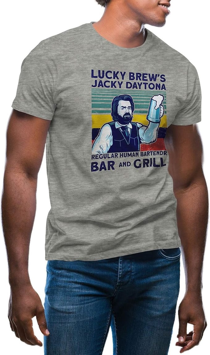 Vintage Heren T-Shirt voor Bartenders