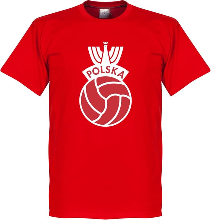 Polen Vintage Logo T-Shirt - Rood - 3XL