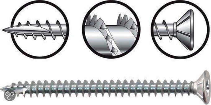STARX PRO SPAANPLAATSCHROEF VERZ PK TX 4.0X40