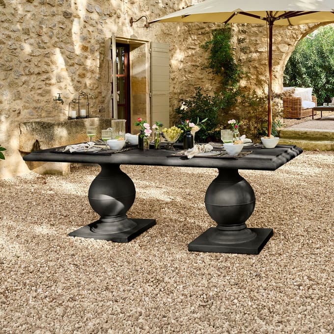 LOBERON Tafel Talvero antiekbruin