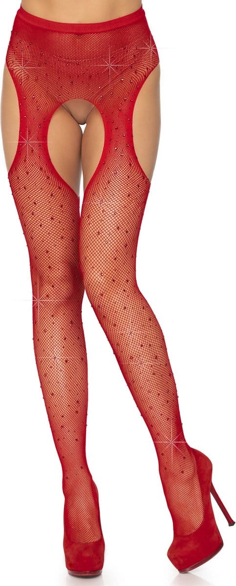 Crystalized suspender hose