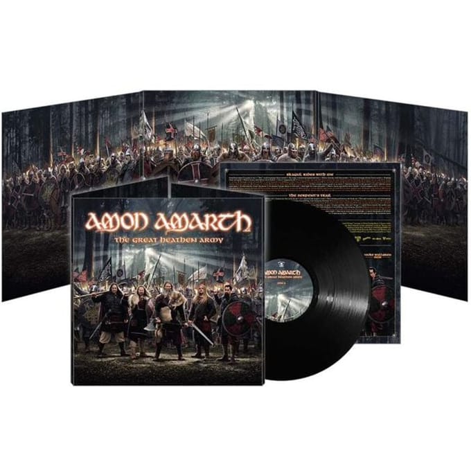 Amon Amarth LP - The great heathen army - voor Geen - zwart