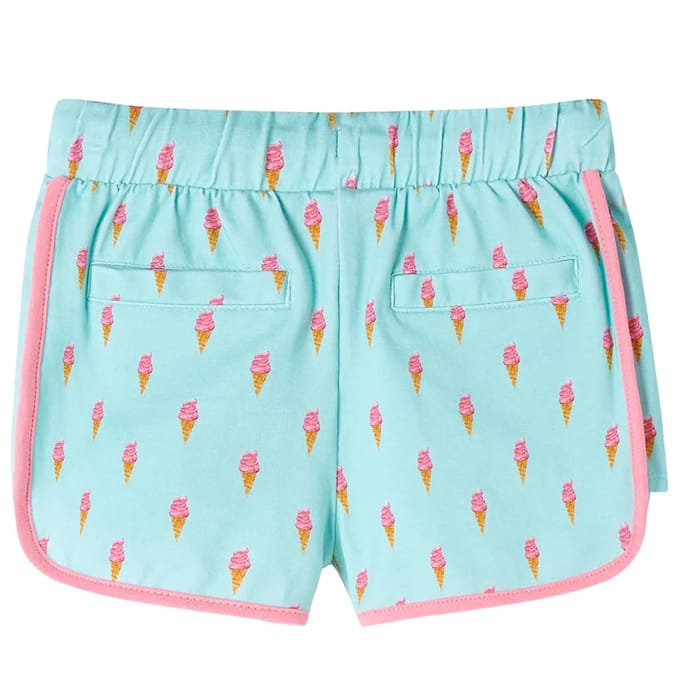 vidaXL Kindershorts met trekkoord 104 lichtmintkleurig