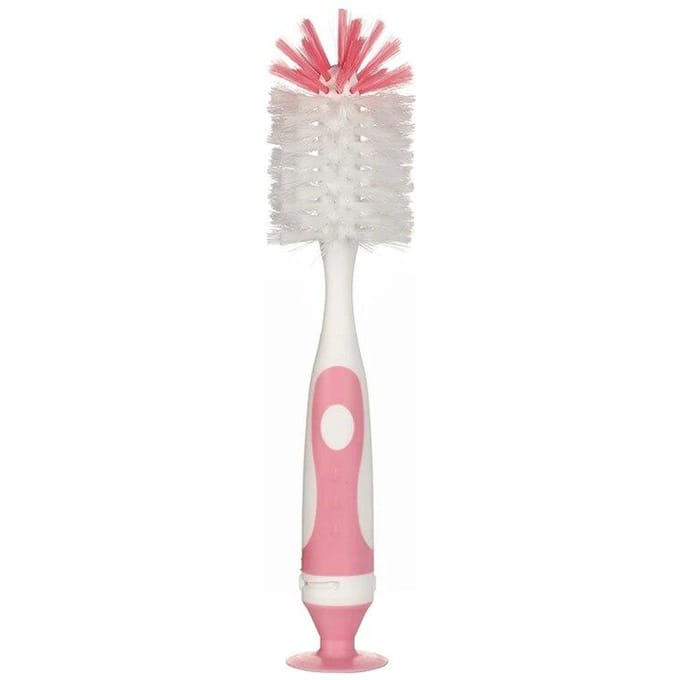 Ensemble d'outils de nettoyage 2 en 1 pour biberons et biberons en nylon pour mère et enfant rose