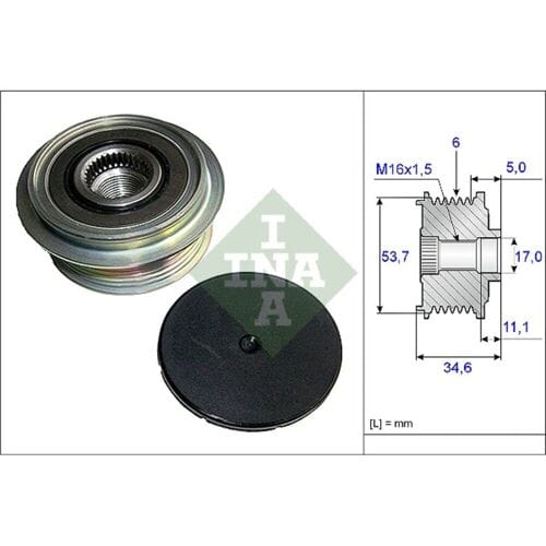 Schaeffler Ina Generator vrijloop INA 535 0125 10