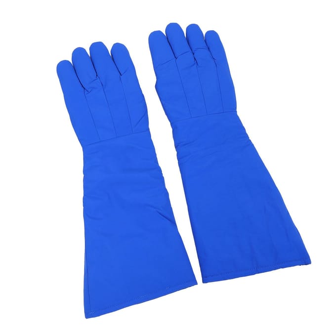 Cryogene Handschoenen 260 graden Celsius tot +148 graden Celsius Temperatuurbestendig 4 Laags Waterdicht Antivries Werkhandschoenen blue