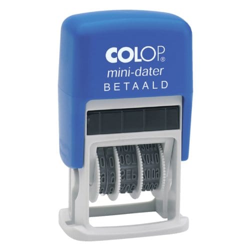 Woord-datumstempel Colop Printer Mini S 160/L betaald