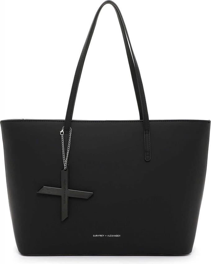 SURI FREY Schoudertas Alexander Shopper Black Zwart
