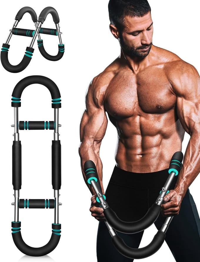 Verstelbare Armtrainer voor Krachttraining Bovenlichaam en Onderarmen