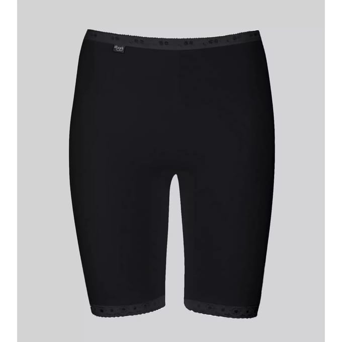 Sloggi Women Basic+ Long (1-pack) - dames boxer - zwart