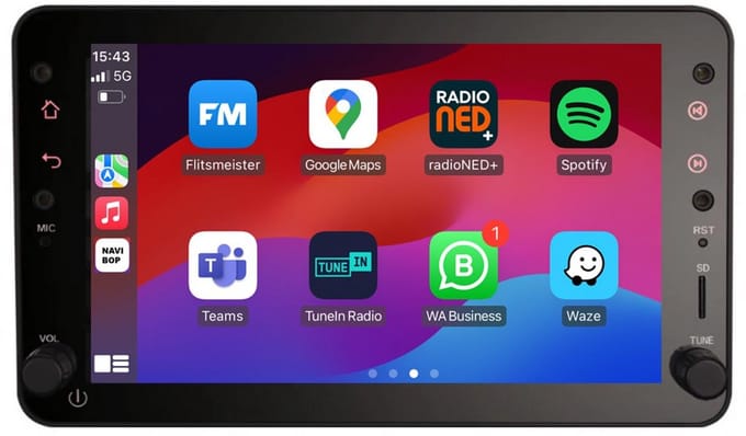 Audi A3 1990-1999 | 9 inch Android Autoradio | Apple CarPlay & Android Auto | Android 14.0 | NAVIBOP N-A3-2099
