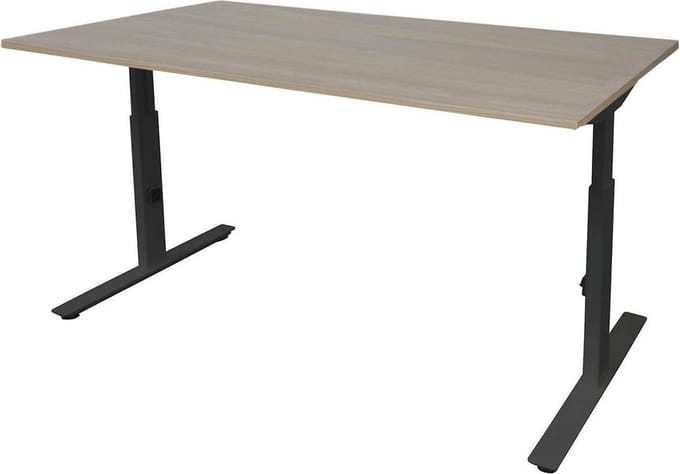 Verstelbaar Bureau - Linesto 200x80 robson - zwart frame