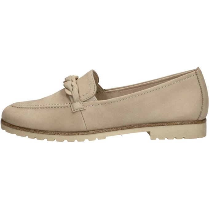 Tamaris Instappers taupe Leer - Dames - Maat 36