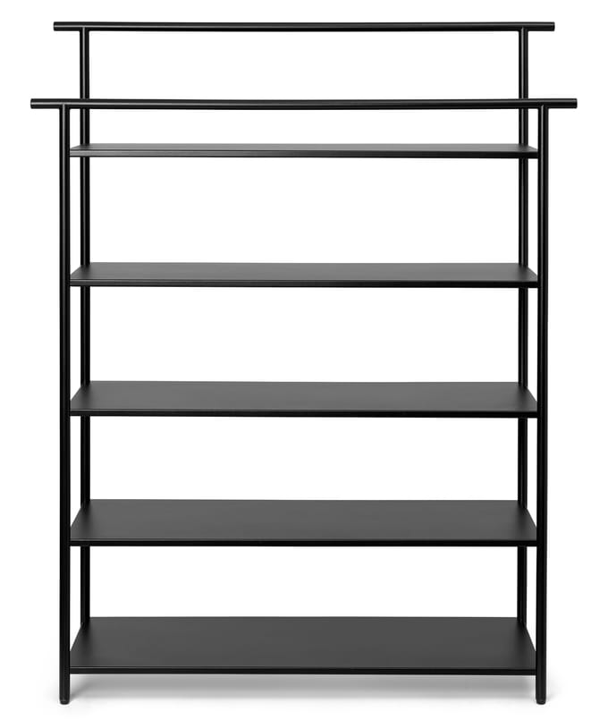 Ferm Living Dora Rek met 5 schappen - zwart