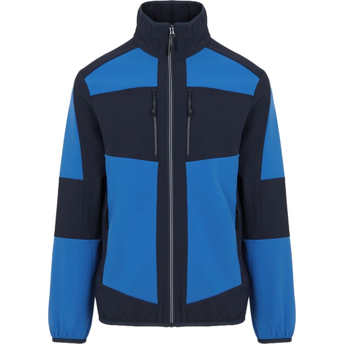 Regatta E-Volve 2-laags Soft Shell-jack voor volwassenen (Sterk Blauw/Navy)