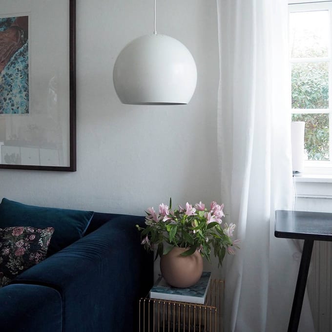 FRANDSEN Ball hanglamp Ø 40 cm, wit