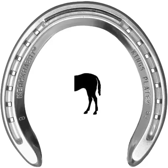 Open Back Horseshoe Without Clips Kerckhaert Kings Plate
