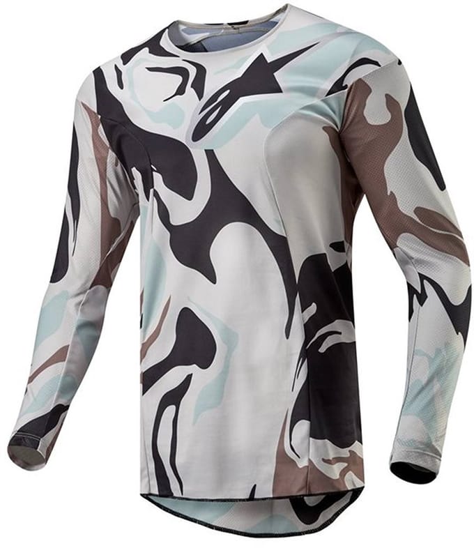 Alpinestars Racer Tactical Jersey Iron Camo Dust Grijs -