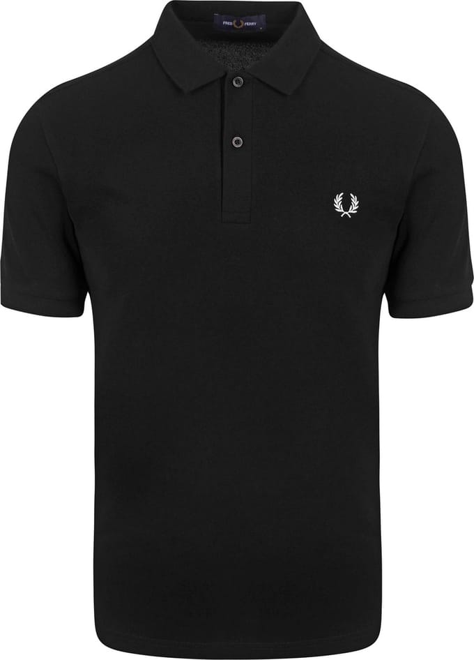 Fred Perry Polo Plain Zwart - Maat 3XL - Heren