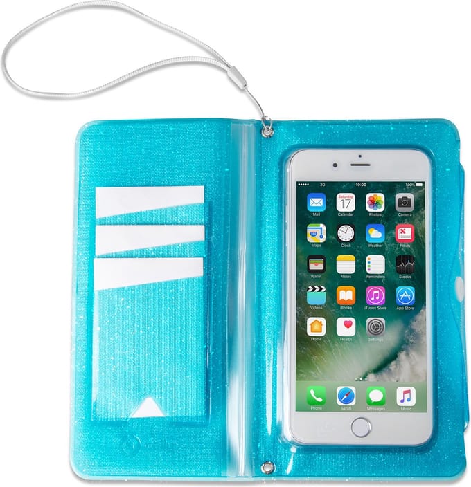 Celly Telefoonhoesje Splash Spatwaterdicht 14 Cm Blauw