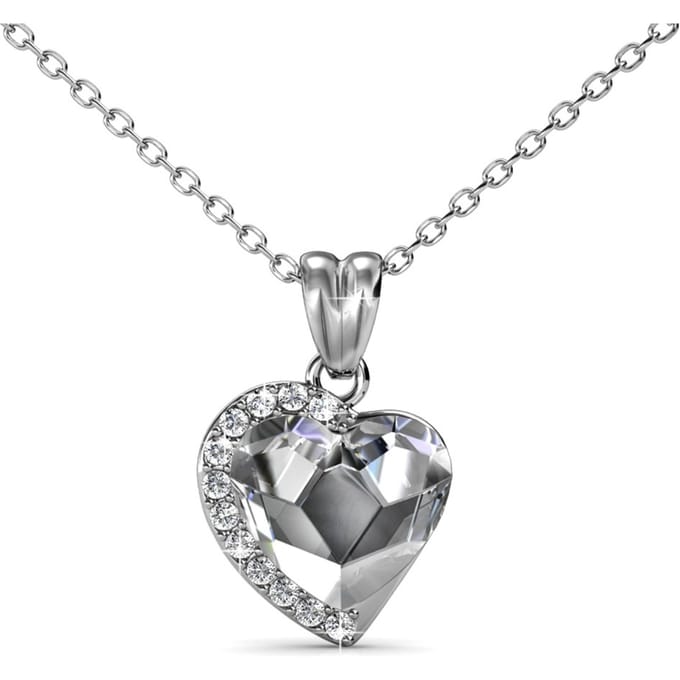 Liefdeshangers - Zilver en Kristal