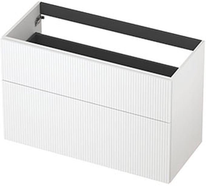 INK - Onderkast 2L A-sym Gelakt Gefr. Front - 1000x450x650 Mm - Mat Wit