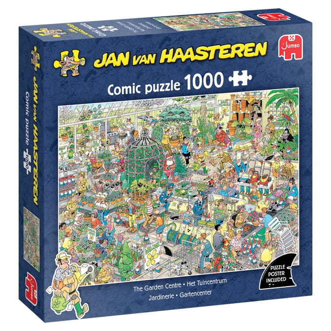 Jumbo Jan van Haasteren Het Tuincentrum 1000 stukjes Volwassenen puzzels