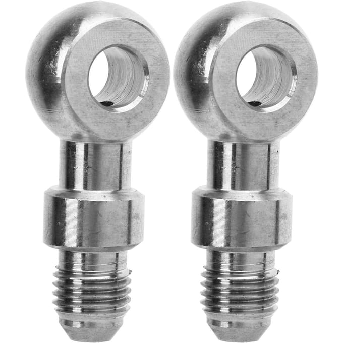1 paar Oog Banjo Adapter Fittingen Roestvrij Staal Rechte Rem Banjo Adapter Fitting