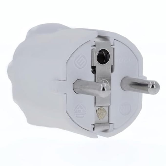 PVC Stekker voor Binnengebruik - Wit