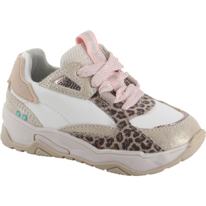 Cody Chunky Lage Sneakers Meisjes Beige