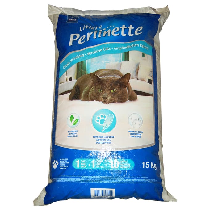 15kg Litière Perlinette Sensible kattenbakvulling