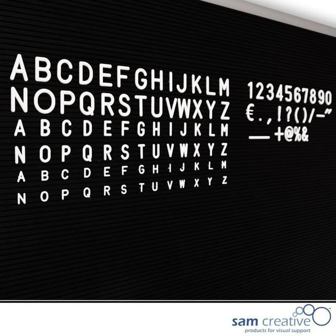 Letters voor letterbord 13 mm