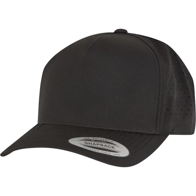 Flexfit - 5 Panel Snapback Pet - Zwart