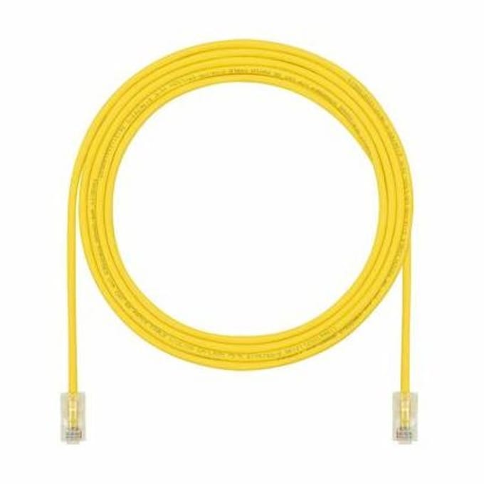 Panduit Cat6, 0.5m netwerkkabel Geel 0,5 m U/UTP (UTP)