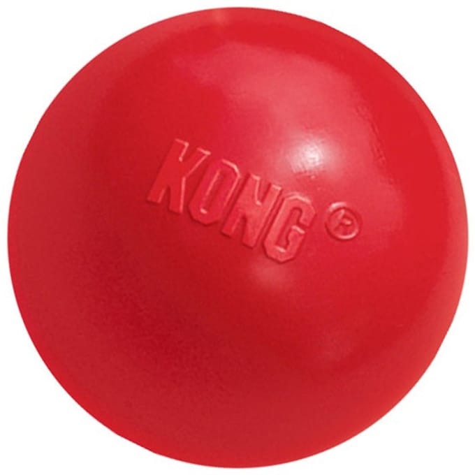 Kong Bal Medium - Bal - Diameter 8 cm - Rood