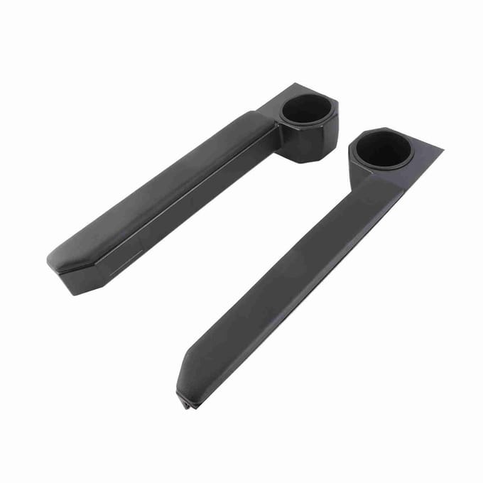 Deur Armsteun Bekerhouder Plastic Leer Slijtvast Vervanging voor 70 Serie black
