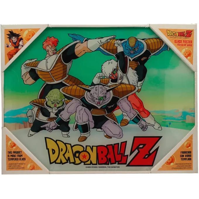 DRAGON BALL - GLASS PRINT - Special Force - 30X40 Cm Glazen poster