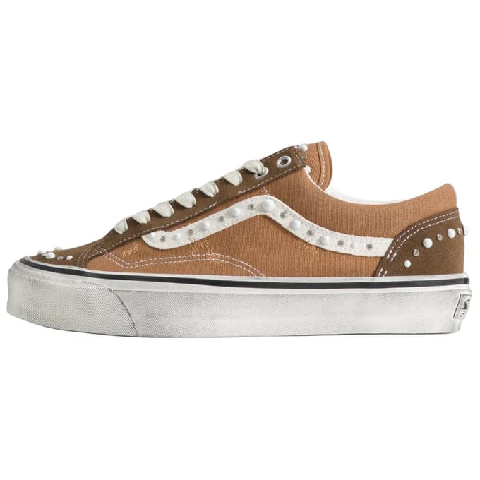 Vans LX Old Skool 36 Pack Perle - Baskets Unisexes Marron Cacao Vintage VN000E8VFST 34.5
