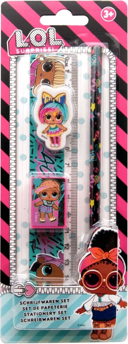 L.o.l. Surprise! Schrijfwarenset Meisjes 15 Cm 4-delig