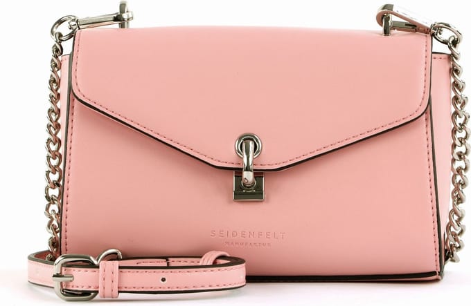 SEIDENFELT MANUFAKTUR Schoudertas Avondtas Kisa 18 Soft Pink Roze