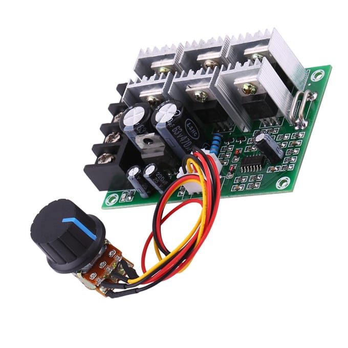 DC1055V 40A Borstelmotor Snelheidsregelaar Governor Overbelastingsbeveiligingsbord