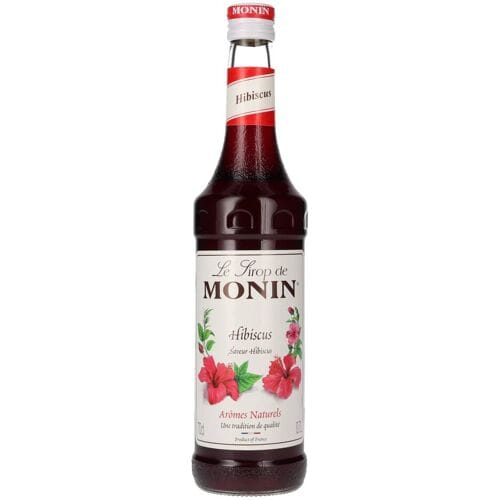 Monin Hibiscus Koffie Siroop Grote Fles 70cl