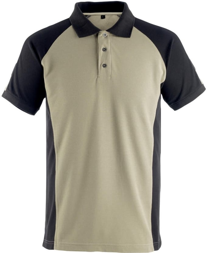 Mascot Unique Poloshirt 50569-961 - lichtkhaki/zwart - M