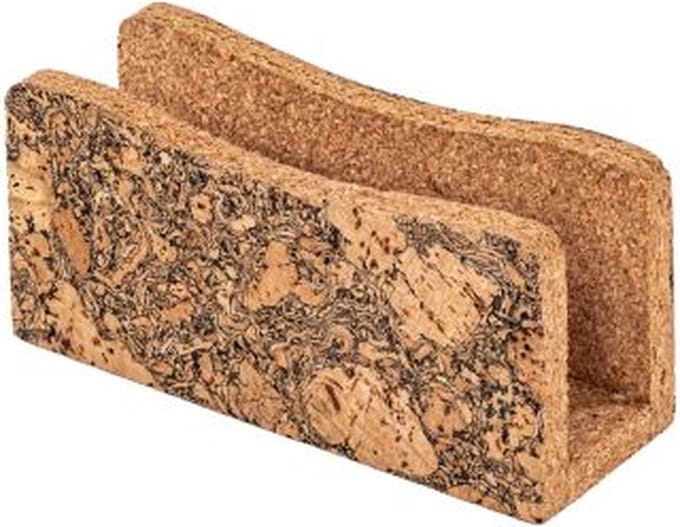 Servethouder QUERCO kurk 15,3x5,3x6,7cm - earth - SET/2