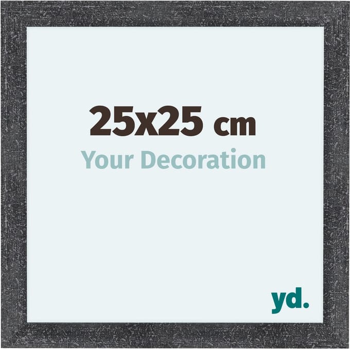 Your Decoration - Fotolijst 25x25 cm - MDF - Grijs Geveegd - Como
