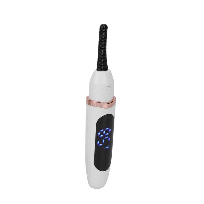 Elektrische Wimperkruller Handheld USB Opladen Intelligente Temperatuurregeling Elektrische Verwarming wit