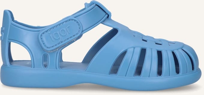 Igor Tobby Solid Sandalen - Meisjes - Blauw - Maat 21