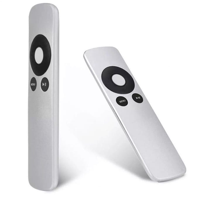 TV Afstandsbediening Vervanging Kleine Slimme Televisie Afstandsbediening met Menu Navigatietoets voor IOS TV1 gray