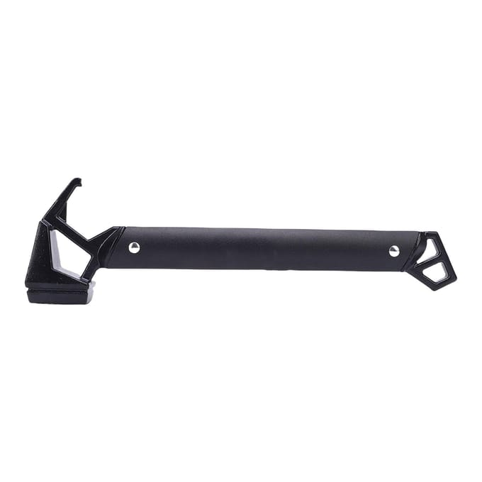 Kampeerhamer Staart Hol Ontwerp Multifunctioneel Aluminiumlegering Handvat Draagbare Kampeerharing Hamer black